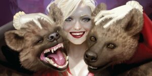 Harley Quinn Hyenas Bud Lou Header