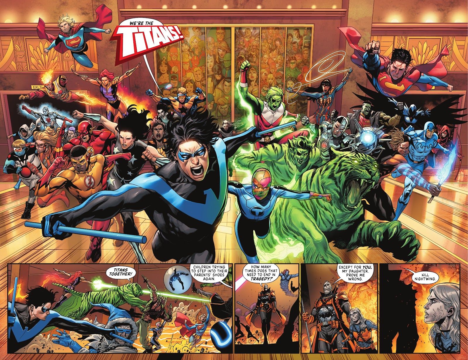 DC apresenta a nova e massiva formação dos Titãs em Dark Crisis