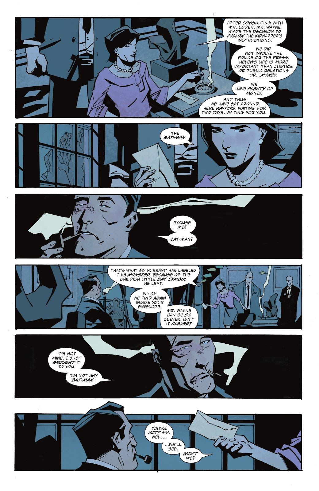 Slam Bradley descobre sobre o chamado Bat-Man