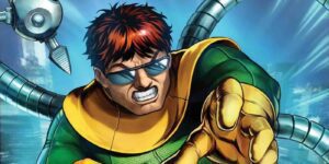 Doctor Octopus in a menacing pose, a Superior Octopus #1 Battle Lines variant cover
