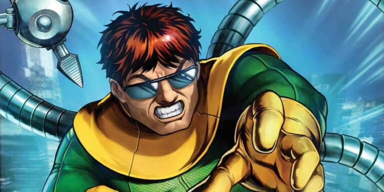 Doctor Octopus in a menacing pose, a Superior Octopus #1 Battle Lines variant cover