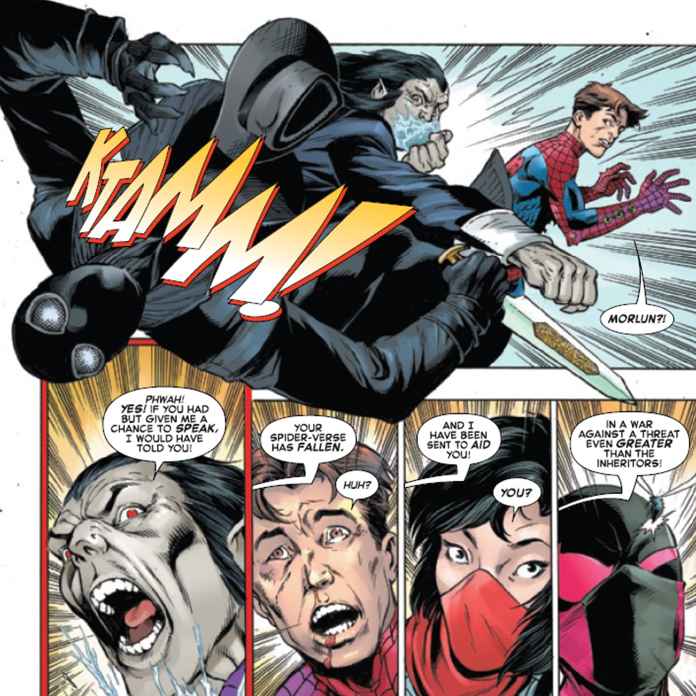 homem-aranha 1 morlun chance de falar