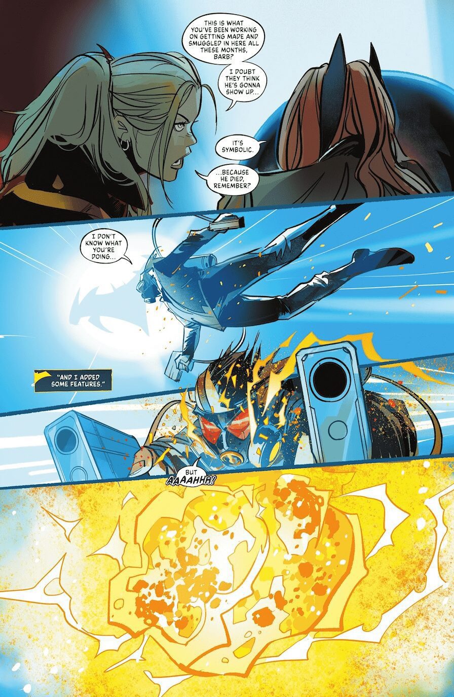 Batgirl arma o Bat-Sinal para um inimigo muito específico