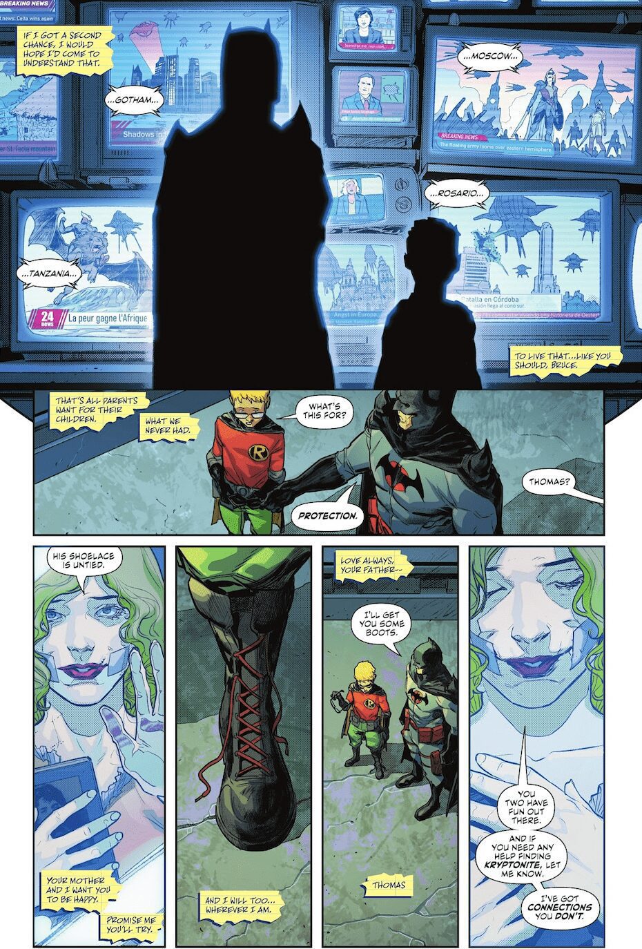 Flashpoint Beyond revela as últimas palavras que o pai de Batman diz a Bruce Wayne