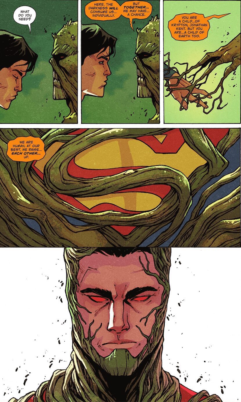 DC revela o segredo por trás de seu herói híbrido Superman / Monstro do Pântano