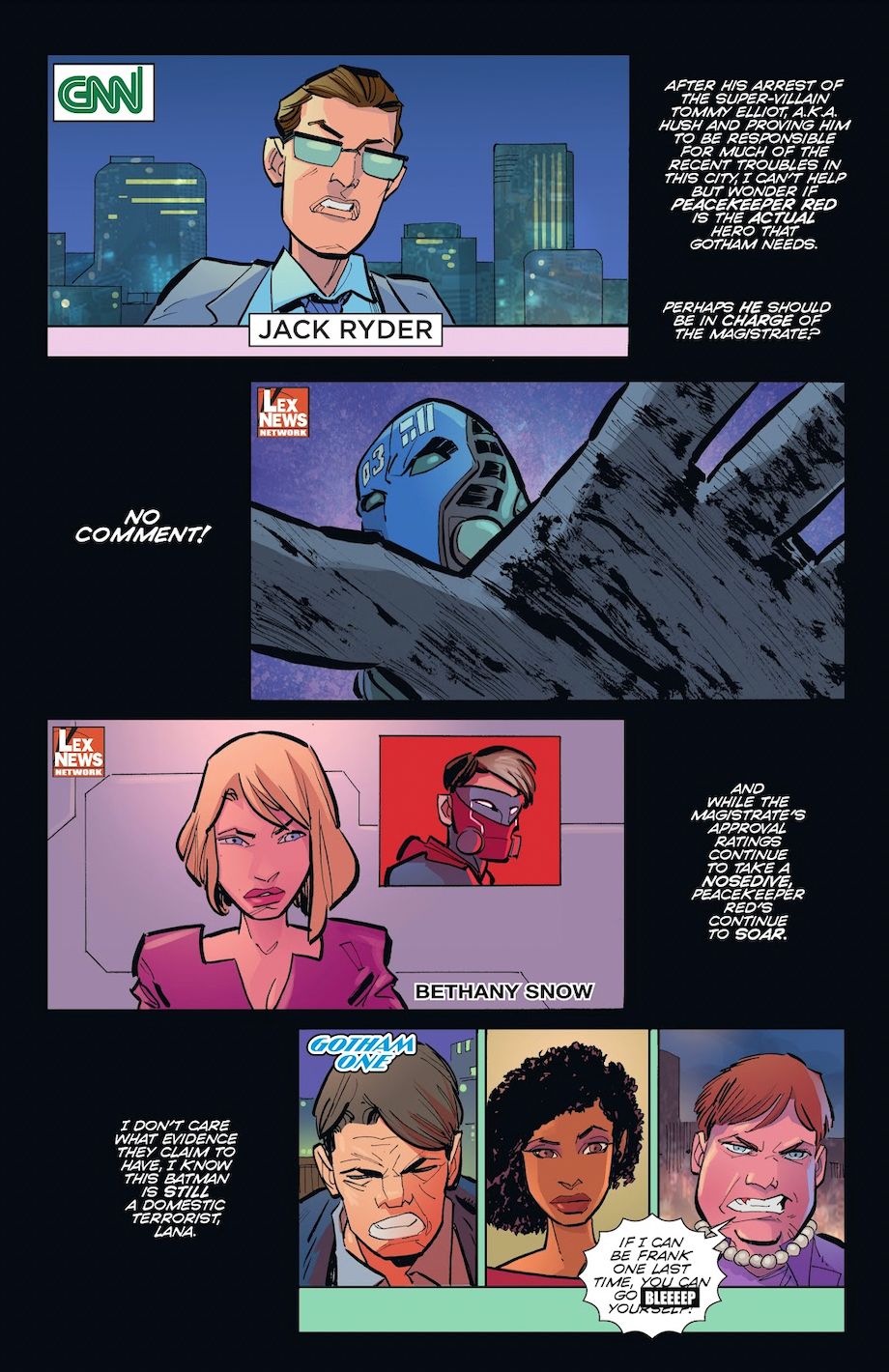 Future State Gotham 18 Reportagens do Capuz Vermelho Herói Mais Popular