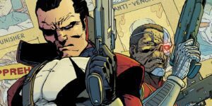 Savage Avengers 9 Punisher 2099 Deathlok Miles Morales Header