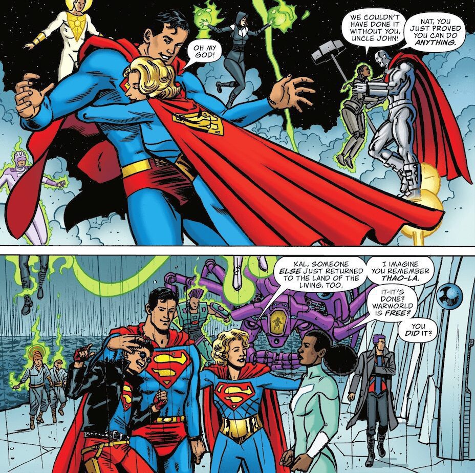 Superman consegue uma reunião adequada com outro membro da família