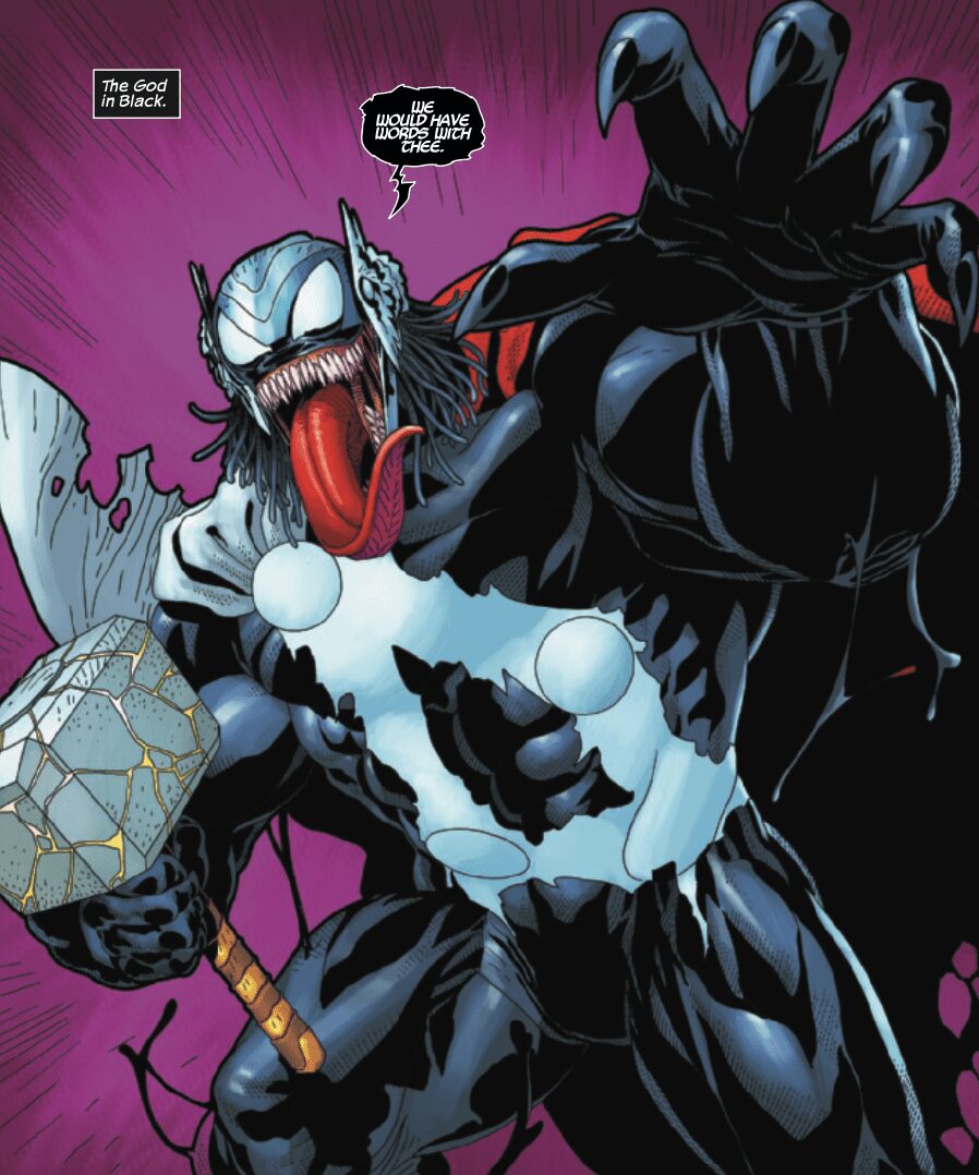 Thor e Venom acabam de se fundir para criar um novo híbrido 'Deus de Preto'