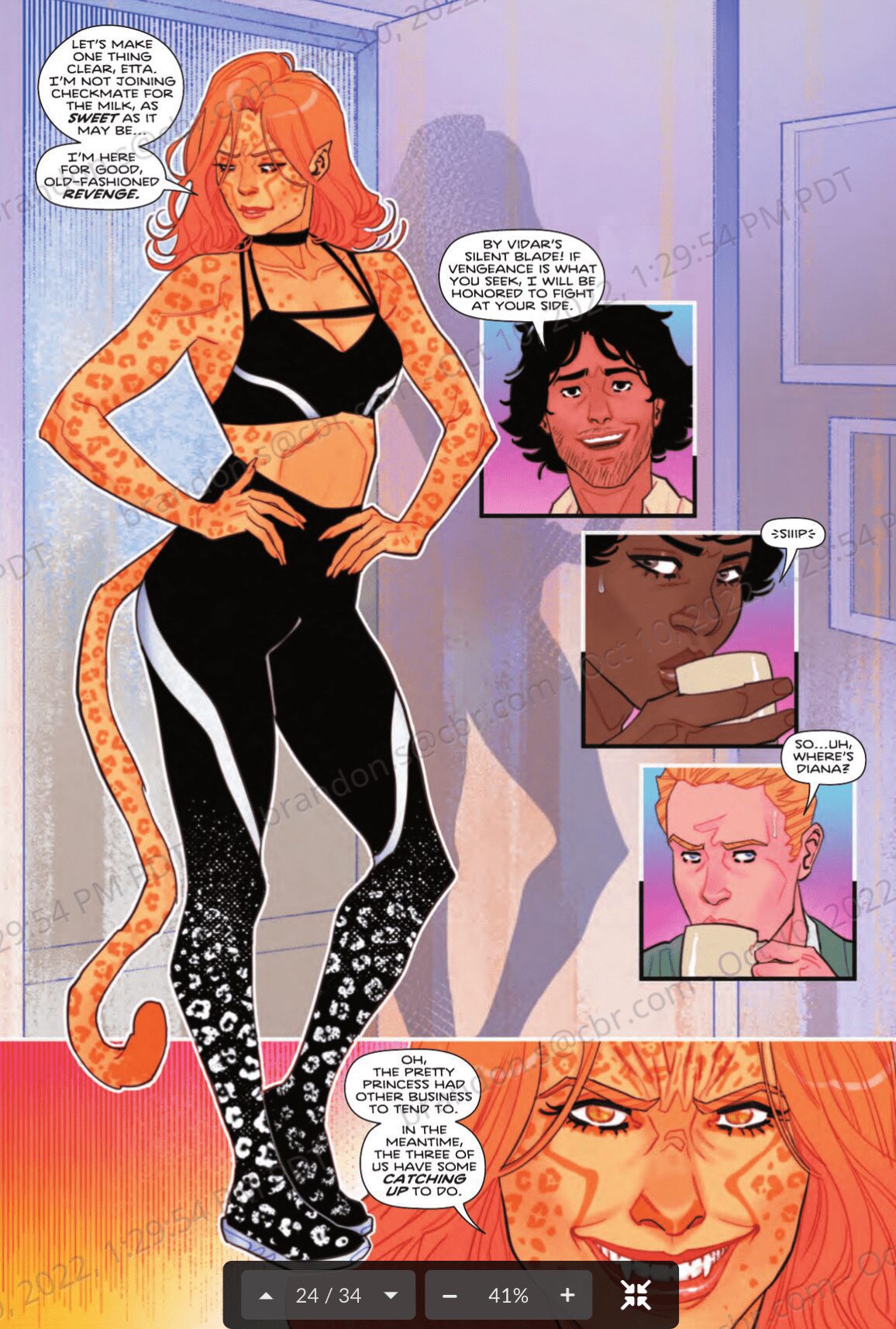 Mulher-Maravilha vilã guepardo se aliando ao herói da DC