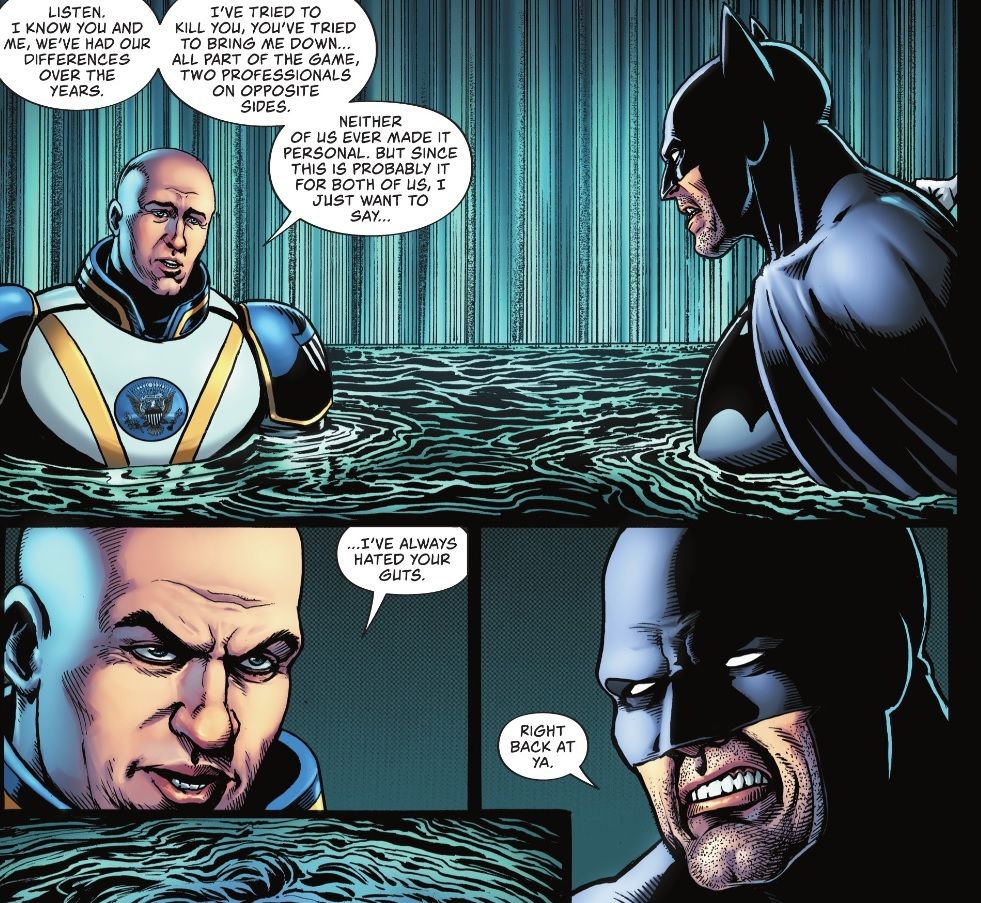 Batman e Lex Luthor reiteram o quanto se odeiam