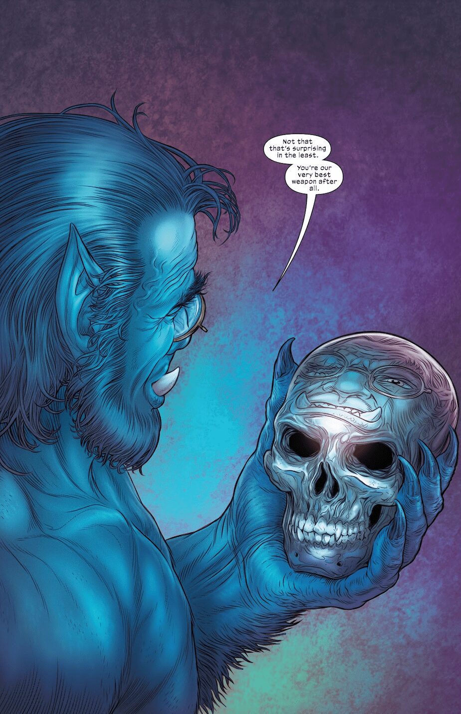 Um X-Man inesperado está de posse do crânio revestido de Adamantium de Wolverine