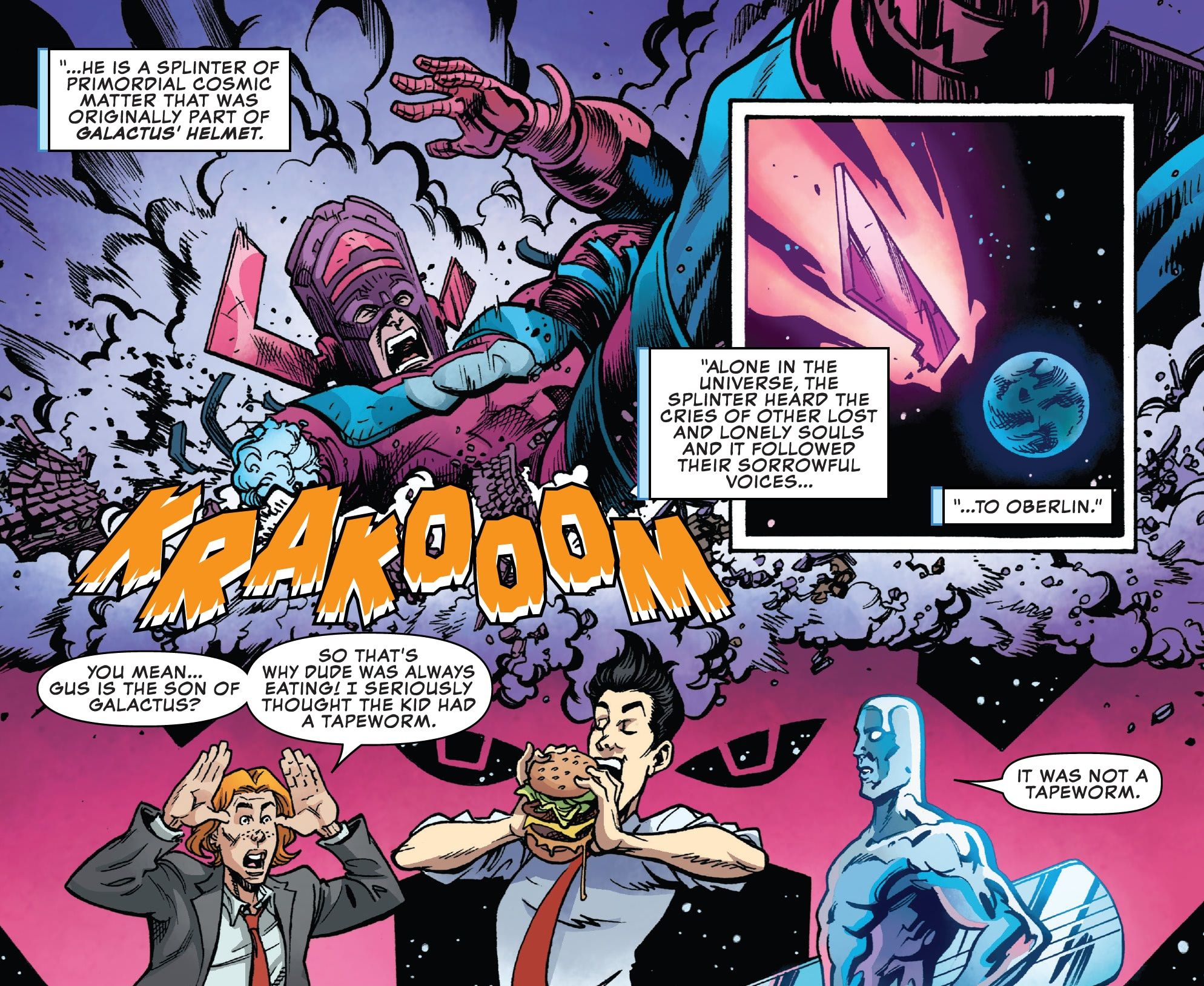 Gus é revelado como o filho de Galactus