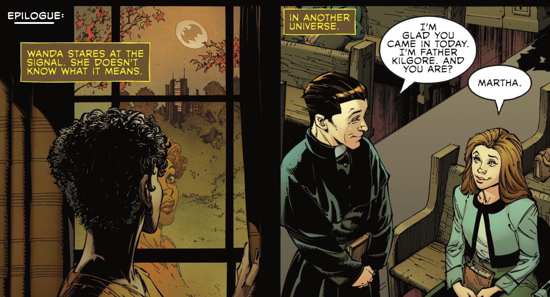 Wanda Blake e Martha Wayne estão vivas, mas nos respectivos universos uma da outra