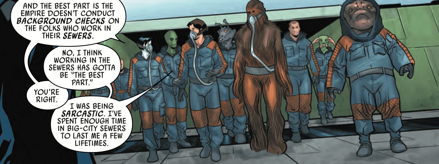 Han Solo e Chewbacca descobrem o segredo mais sujo do Império