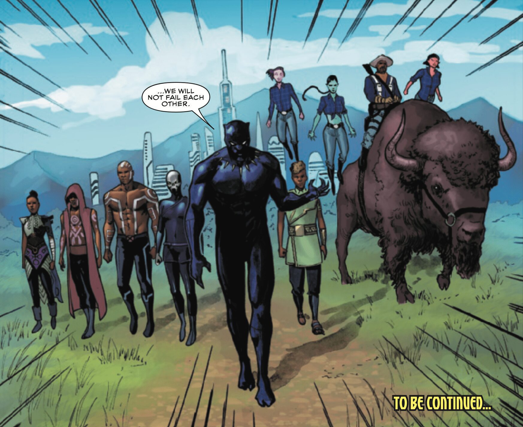 Pantera Negra acaba de formar sua própria versão dos Vingadores da Marvel