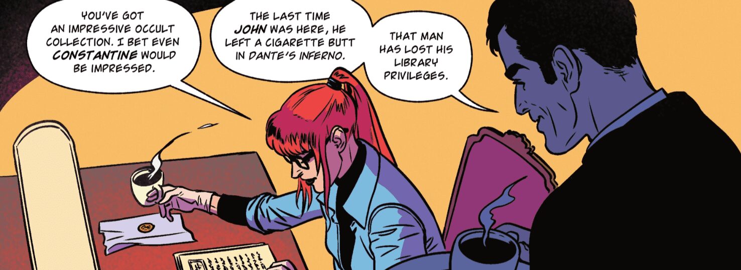 Por que Batman baniu John Constantine da biblioteca de Wayne Manor