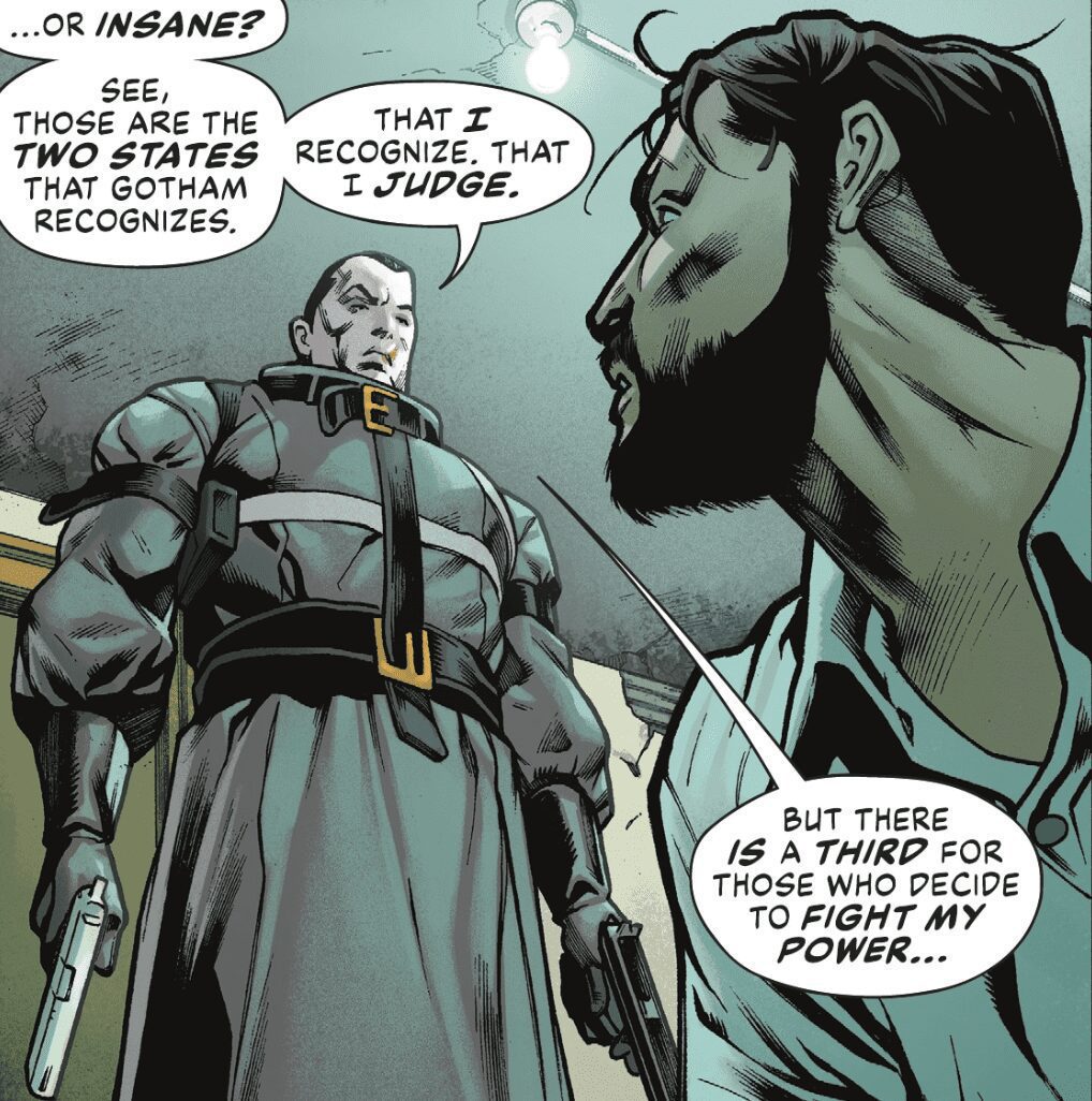 Um vilão do Batman se tornou a versão da DC do juiz Dredd