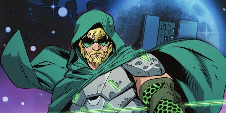 Green Arrow in his new costume