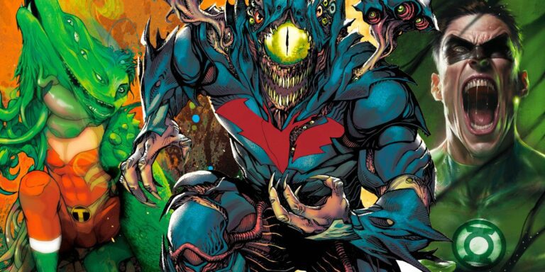 DC's Knight Terrors horror event debuts the Terror Titans, brings back Batman's mech suit and more.
