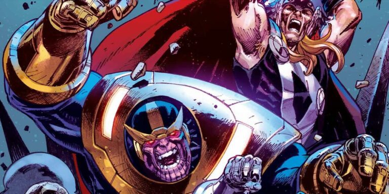 A CBR exclusive preview of Thor #34 reveals the dark act Thanos will commit for an Infinity Stone.