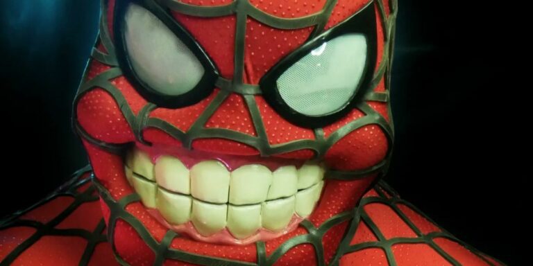 The demon Spider-Man Rek-Rap from the Spider-Man comics.
