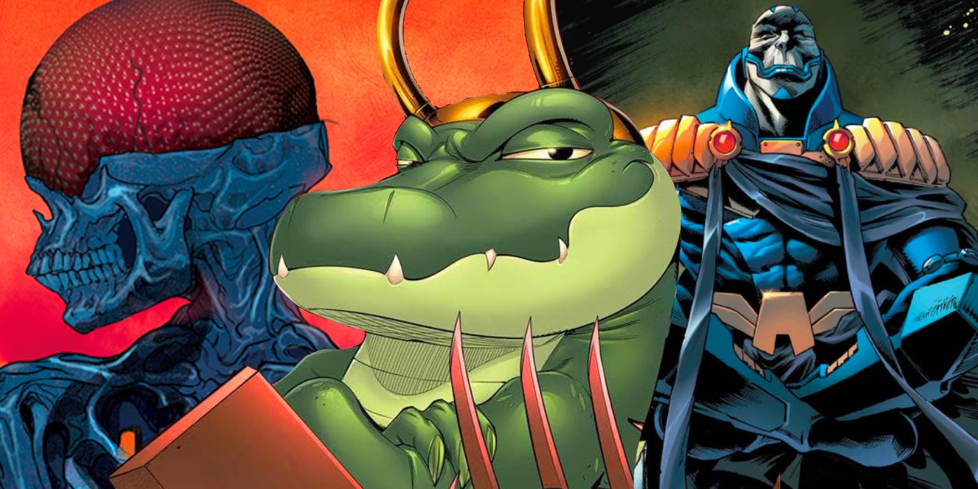 Alligator Loki é retratado ao lado de Apocalypse e uma capa para a nova série de terror de Jeff Lemire e Andrea Sorrentino.
