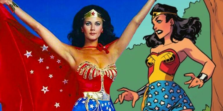 Dressed in a version of Lynda Carter's costume, Diana Prince becomes trapped in a dream in DC's Wonder Woman #799.