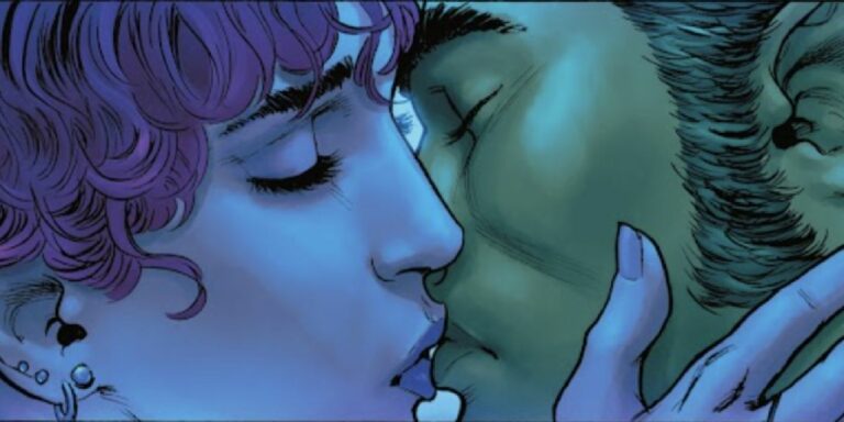 Raven and Beast Boy move in together in the new Titans Tower in DC's new Titans series.