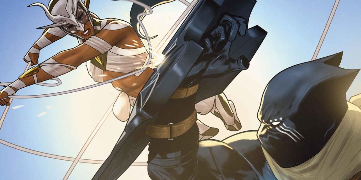 T'Challa lutando contra Beisa na capa de Black Panther #2 (2023)
