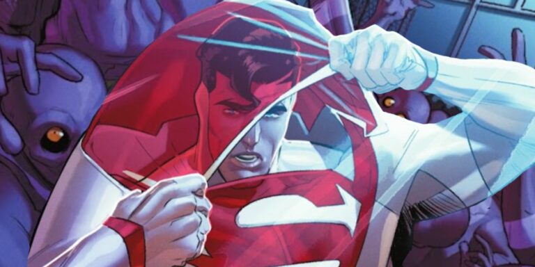 Clark Kent dons his new, white containment costume, which comes with rare abilities, in Superman #3.