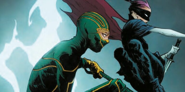 Kick-Ass and Hit-Girl strike a pose in new Jae Lee cover artwork for Mark Millar's Big Game.