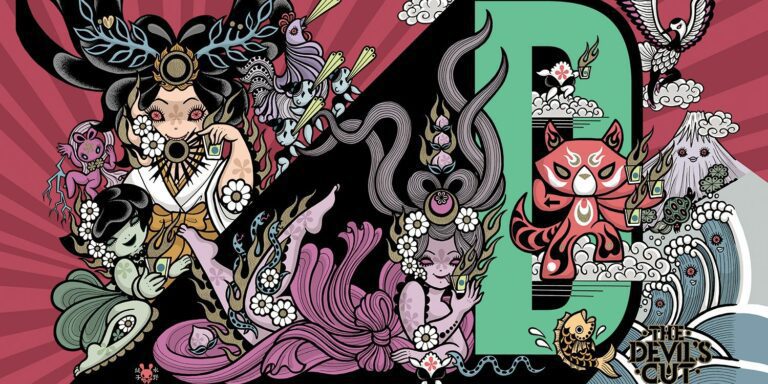 Variant cover for The Devil's Cut by Junko Mizuno.