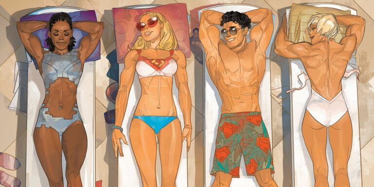 DC revela artistas ilustrados da G'not's Illustrated Swimsuit Edition Centerfold