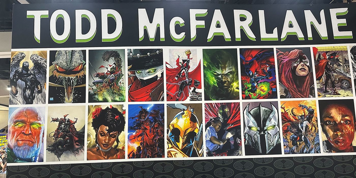 Estande da Image Comics de Todd McFarlane e SDCC.