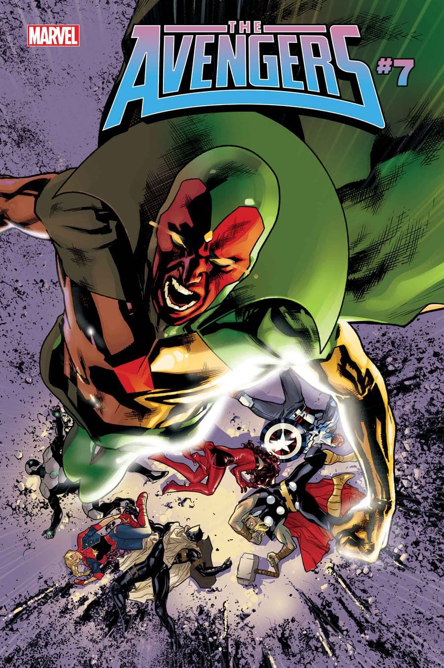 A capa de Vingadores #7